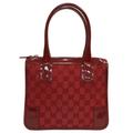 Gucci Bags | Gucci Gg Canvas Handbag Patent Leather Red 000-0856 Women's Gucci | Color: Red | Size: Os