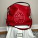Gucci Bags | Gucci Soho Convertible Hobo Leather Large Red | Color: Red | Size: Os