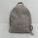 Michael Kors Bags | Large Michael Kors Rhea Studded Spike Leather Backpack Gray | Color: Gray | Size: 8.5x11.5x5.5