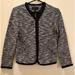 J. Crew Jackets & Coats | (Xs) J. Crew Black & White Knit Boucle Cardigan Jacket Blazer Sweater | Color: Black/White | Size: Xs