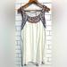 Anthropologie Dresses | Anthropologie Lilka Toda Vista Embroidered White Mini Dress - Large | Color: White | Size: L