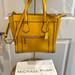 Michael Kors Bags | Authentic Michael Kors Handbag In Soft Leather & Gorgeous Yellow! | Color: Gold/Yellow | Size: 11" X 10" X 4"