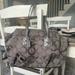 Coach Bags | Coach Gray/Taupe Coach Logo Tote Bag | Color: Gray | Size: Os