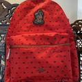 Coach Bags | Coach X Coach Disney Nylon Leather Bandana Pattern Large Charly Backpack | Color: Red | Size: Os