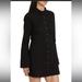 Free People Dresses | Free People | Thea Mini Dress Black Bell Sleeve Button Down Shirt Dress | Color: Black | Size: M