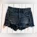American Eagle Outfitters Shorts | American Eagle Womens Black Distressed Denim Jean Shorts Size 0 | Color: Black | Size: 0