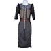 Anthropologie Dresses | Anthropologie Beguile By Bryon Lars Allusione Lace Sheath Dress Size 4 Nwot | Color: Black/Cream | Size: 4
