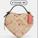 Coach Bags | Coach Heart Crossbody | Color: Pink/Tan | Size: 6 X 7 X 2 1/2