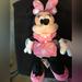 Disney Toys | Disney Store, Minnie Mouse, Plush Stuffed Animal 19 Inches Polkadot Dress Nwt | Color: Black/Pink | Size: 19”