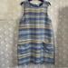 Anthropologie Dresses | Anthropology Akemi +Kim Shift Dress Sz 16 | Color: Blue/Gold | Size: 16