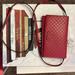 Gucci Bags | Gucci Wallet Crossbody Microguccissima Red Verified Authentic Condition: Used | Color: Red | Size: Os