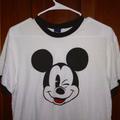 Disney Tops | Mickey Mouse T-Shirt -- Disney Cute Soft Sleepwear Medium White | Color: Black/White | Size: M