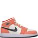 Nike Shoes | Nike Big Kids Air Jordan 1 Mid Se Shoes,Team Orange/Black-Sail-White,6 | Color: Orange | Size: 6