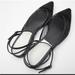 Zara Shoes | Ankle Strap Flats | Color: Black | Size: 7.5