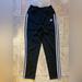 Adidas Bottoms | Girls Adidas Black/White Stripe Pants With Pockets 10/12 | Color: Black/White | Size: 10/12