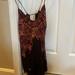 Free People Tops | Free People, Black/Floral Tank Top. Size S | Color: Black/Red | Size: S