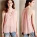 Anthropologie Tops | Anthropologie Hd In Paris Womens Pink Silk Shadow Pane Tank Top Size 4 | Color: Pink | Size: 4