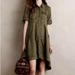 Anthropologie Dresses | Anthropologie Military Dress | Color: Green | Size: 0