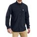 Carhartt Shirts | Carhartt Force Men’s Navy Blue Relaxed Fit Long Sleeve Button Down Top | Color: Blue | Size: L