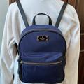 Kate Spade Bags | Kate Spade Euc French Navy Backpack Bradley Wilson Road Jaquard Interior | Color: Black/Blue | Size: Os