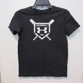 Under Armour Shirts & Tops | (Price Is Firm!)Under Armour Baseball Themed Design, Kids, Short Sleeve Tshirt | Color: Black/White | Size: Mb