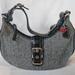 Coach Bags | Coach Hobo Style Handbag (G04j-1407) In Black & Cream Herringbone Tweed | Color: Black/Cream | Size: Os