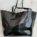 Kate Spade Bags | Kate Spade Large Black Patent Leather Scalloped Tote | Color: Black | Size: Os