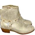 Jessica Simpson Shoes | Jessica Simpson Girls Casual Cowgirl Boots | Color: Gold | Size: 3g