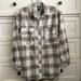 Urban Outfitters Tops | Bdg Urban Outfitters Women’s Mustard Plaid Long Sleeve Button Down Shirt - Small | Color: Gold/White | Size: S