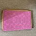 Coach Bags | Coach Signature Pink Pvc Tablet Bag | Color: Pink | Size: Os