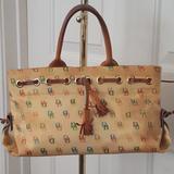 Dooney & Bourke Bags | Dooney And Bourke - Ladies Fashion Handbag - Original Purse No Shoulder Strap | Color: Cream/Tan | Size: Os