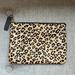 J. Crew Bags | Jcrew Animal Print Pouch | Color: Brown/Cream | Size: Os