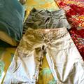 American Eagle Outfitters Shorts | American Eagle Lot Of 2 Capris And Cami Shorts! | Color: Green/Tan | Size: 10p