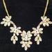 J. Crew Jewelry | J. Crew Vintage Statement Necklace Gold Rhinestone | Color: Gold | Size: Os
