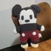 Disney Toys | Disney Parks Mickey Mouse Pook-A-Looz Plush Stuffed Animal Doll 12” Euc | Color: Gray/White | Size: 12" Toe To Ear