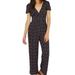 Free People Pants & Jumpsuits | Free People Mia Floral Empire-Waist Jumpsuit Sz 4 | Color: Black/Red | Size: 4