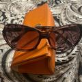 Tory Burch Accessories | Authentic Tortoise, Brown, Tory Burch, Sunglasses With Case | Color: Brown | Size: Os