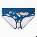 Torrid Intimates & Sleepwear | Cotton Mid-Rise Hipster Lace Trim Panty | Color: Blue/Pink | Size: 3x