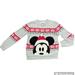 Disney Shirts & Tops | Disney Store Mickey Mouse Christmas Holiday Pullover Sweater Size 9/10 | Color: Gray/Red | Size: 9/10