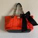 Kate Spade Bags | Kate Spade Quilted Tote Bag With Bow Red Orange | Color: Orange/Red | Size: Os