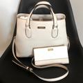 Kate Spade Bags | Kate Spade Leather Evangelie Bag Plus + Leather Stacy Wallet - Euc! | Color: Cream | Size: Os