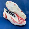 Adidas Shoes | Adidas Predator Edge .1 Fg Soccer Cleats 'Off White Red' (H02933) Men's Size 12 | Color: Red/White | Size: 12