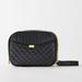 Zara Bags | Black Faux Leather Crossbody With Gold Chain | Color: Black/Gold | Size: Os