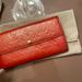 Louis Vuitton Bags | Authentic Louis Vuitton Red/Orange Patent Leather Sarah Wallet. | Color: Orange/Red | Size: Os