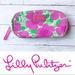 Lilly Pulitzer Bags | Lilly Pulitzer For Este Lauder Makeup Bag Pink Green Floral Canvas | Color: Green/Pink | Size: Os