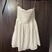 American Eagle Outfitters Dresses | American Eagle White Strapless Mini Dress | Color: White | Size: M