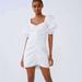 Zara Dresses | Cute Ruffle White Zara Dress - Bridal | Color: White | Size: L