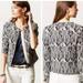 Anthropologie Jackets & Coats | Hei Hei For Anthropologie Feifo Woven Tapestry Jacket Navy/Cream - 4 | Color: Blue/Cream | Size: 4