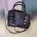 Kate Spade Bags | Kate Spade Madison Ave Collection Black Studded Mega Lane Satchel | Color: Black/Silver | Size: Os