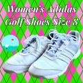 Adidas Shoes | 2/$20adidas Traxion Golf Shoes Great Condition ~ Sz: 8 | Color: White | Size: 8